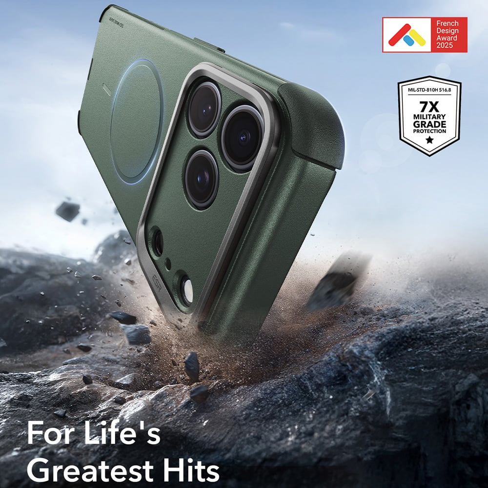 ESR Cyber Armor Kickstand iPhone 18 Pro Max / 17 Pro Max Ελαιόχρωμο - Image 5