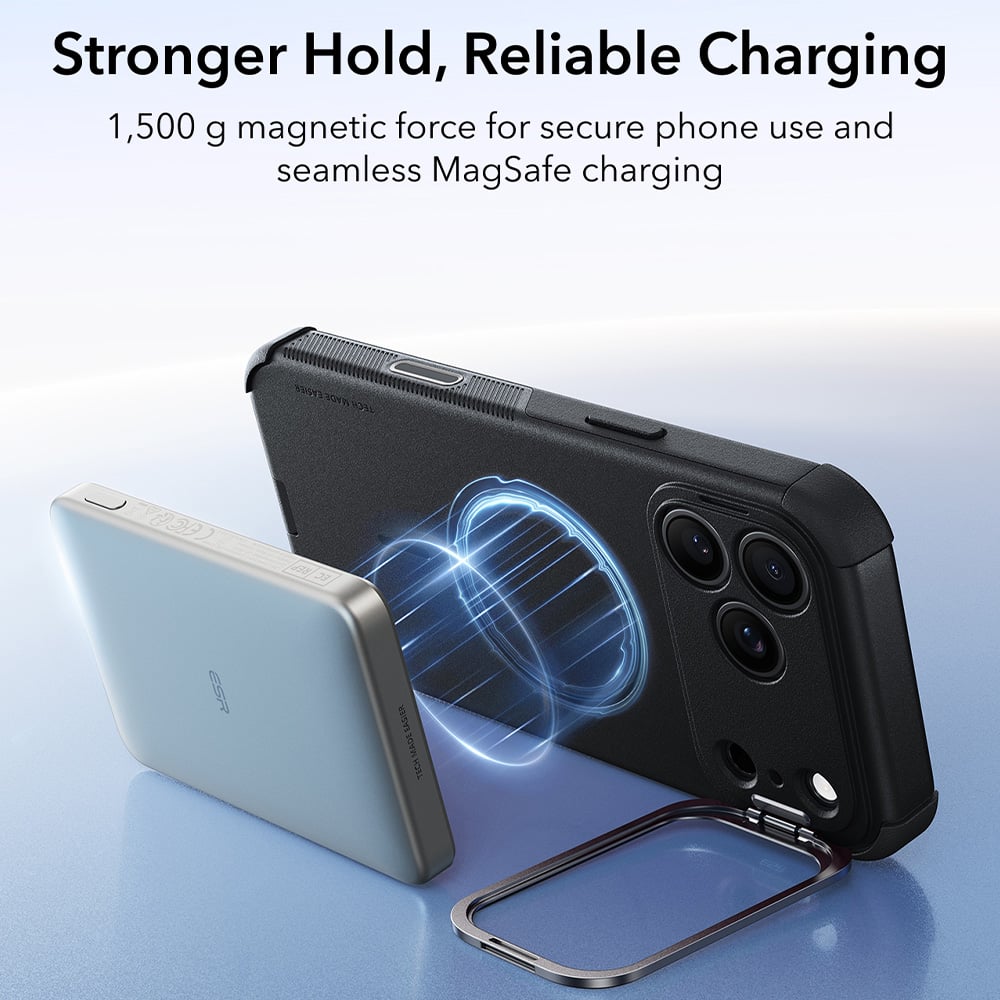 ESR Cyber Armor με βάση στήριξης iPhone 18 Pro Max / 17 Pro Max Μαύρο - Image 2