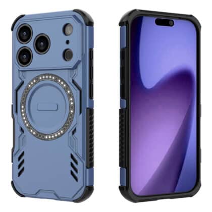 Μπλε θήκη Techsuit ArmorMag με δαχτυλίδι MagSafe για Apple iPhone 18 Pro Max