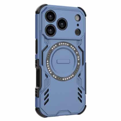 Μπλε θήκη Techsuit ArmorMag με δαχτυλίδι MagSafe για Apple iPhone 18 Pro Max