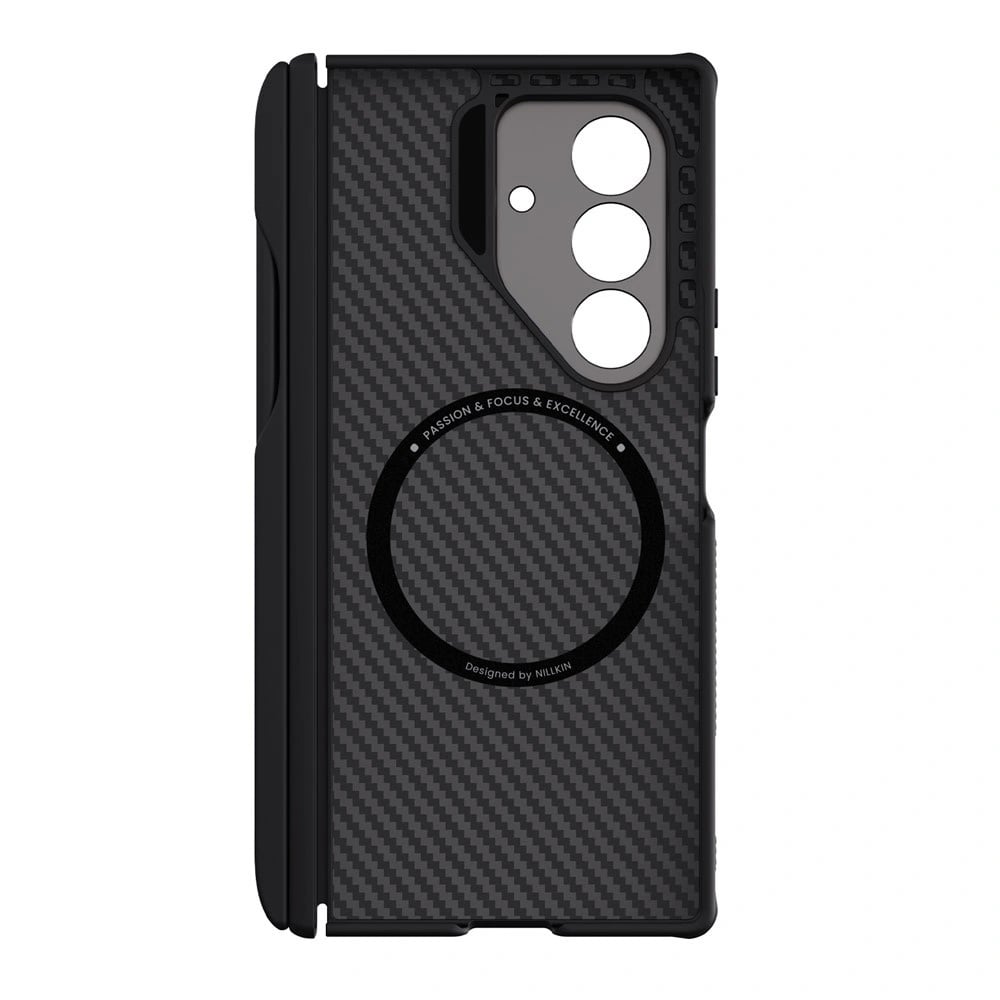 Nillkin CarboPro Μαγνητική (με Κόψιμο Κάμερας & S Pen) Samsung Galaxy Z Fold7 Μαύρο - Image 4