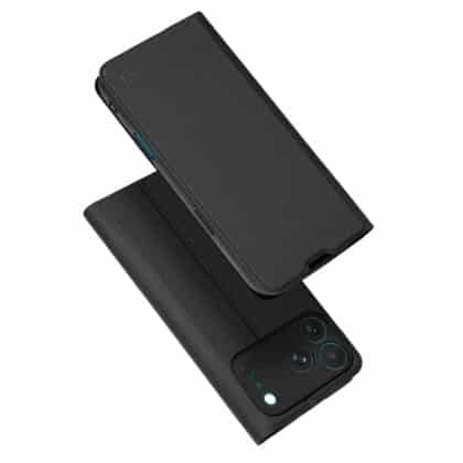 Techsuit Magskin Book - θήκη για Apple iPhone 18 Pro / 17 Pro - Μαύρο