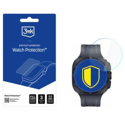 3MK FlexibleGlass (3 Τεμάχια) Μεμβράνη Προστασίας για Samsung Galaxy Watch Ultra 2, Διαφανές
