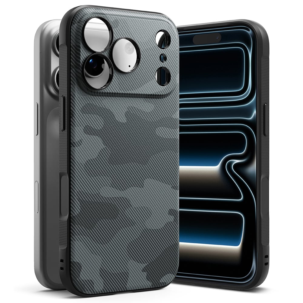 Ringke Onyx iPhone 18 Pro / iPhone 17 Pro Camo Μαύρο - Image 3