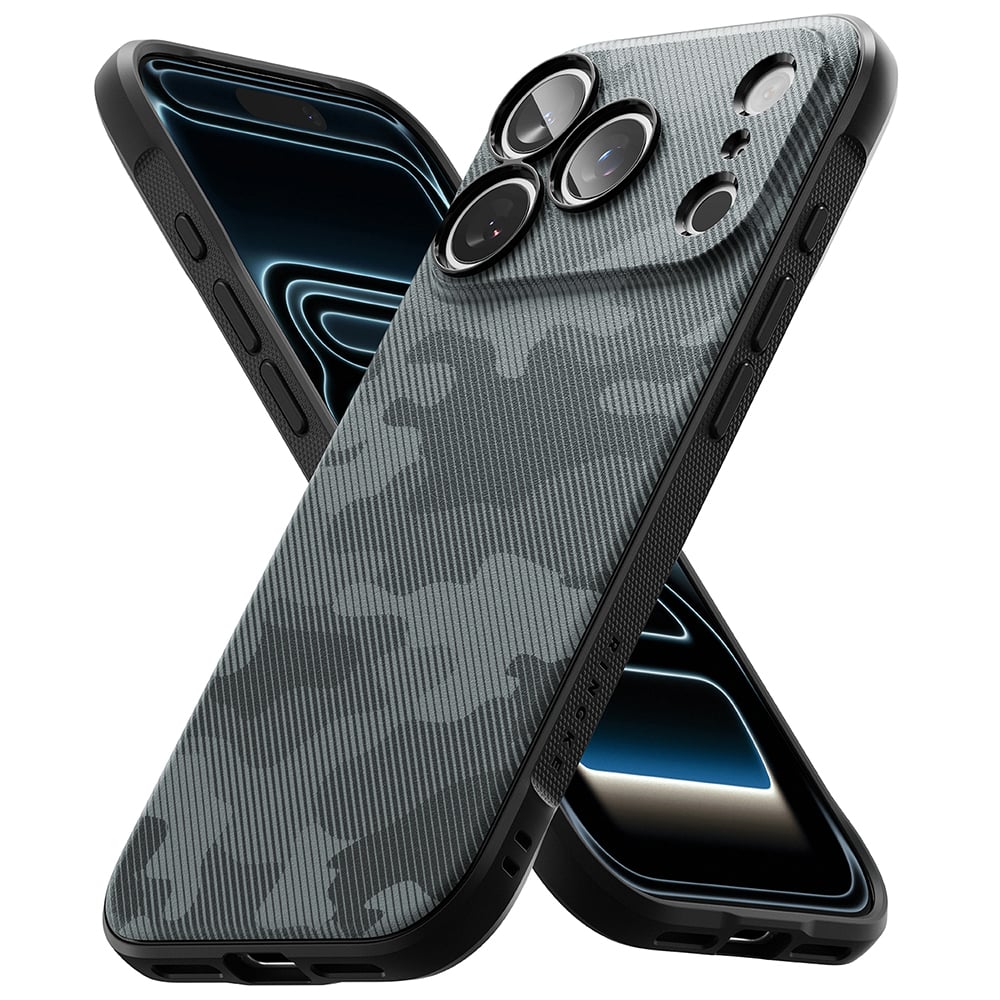 Ringke Onyx iPhone 18 Pro Max / iPhone 17 Pro Max Camo Black - Image 2