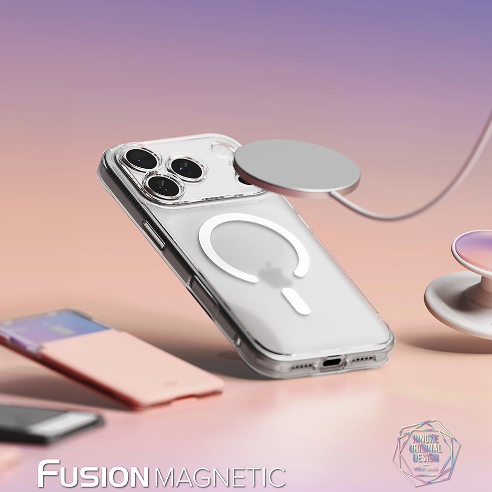 Ringke Fusion MagSafe iPhone 18 Pro / iPhone 17 Pro Ματ Διάφανο - Image 5