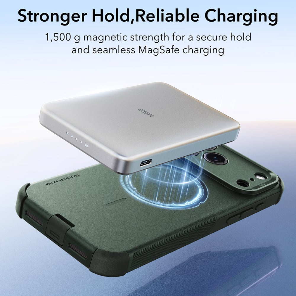 ESR - Cyber Halolock - iPhone 18 Pro Max / iPhone 17 Pro Max - Ελαιόχρωμο Πράσινο - Image 3