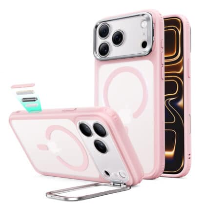 ESR Classic Hybrid HaloLock Kickstand - θήκη για Apple iPhone 17 Pro Max - Ροζ