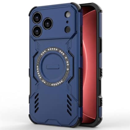 Μπλε θήκη Techsuit ArmorMag με δαχτυλίδι MagSafe για Apple iPhone 18 Pro Max