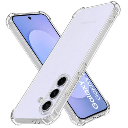 Techsuit - Ανθεκτική Διαφανής Σιλικόνη - Samsung Galaxy S26 FE / S25 FE - Διαφανές