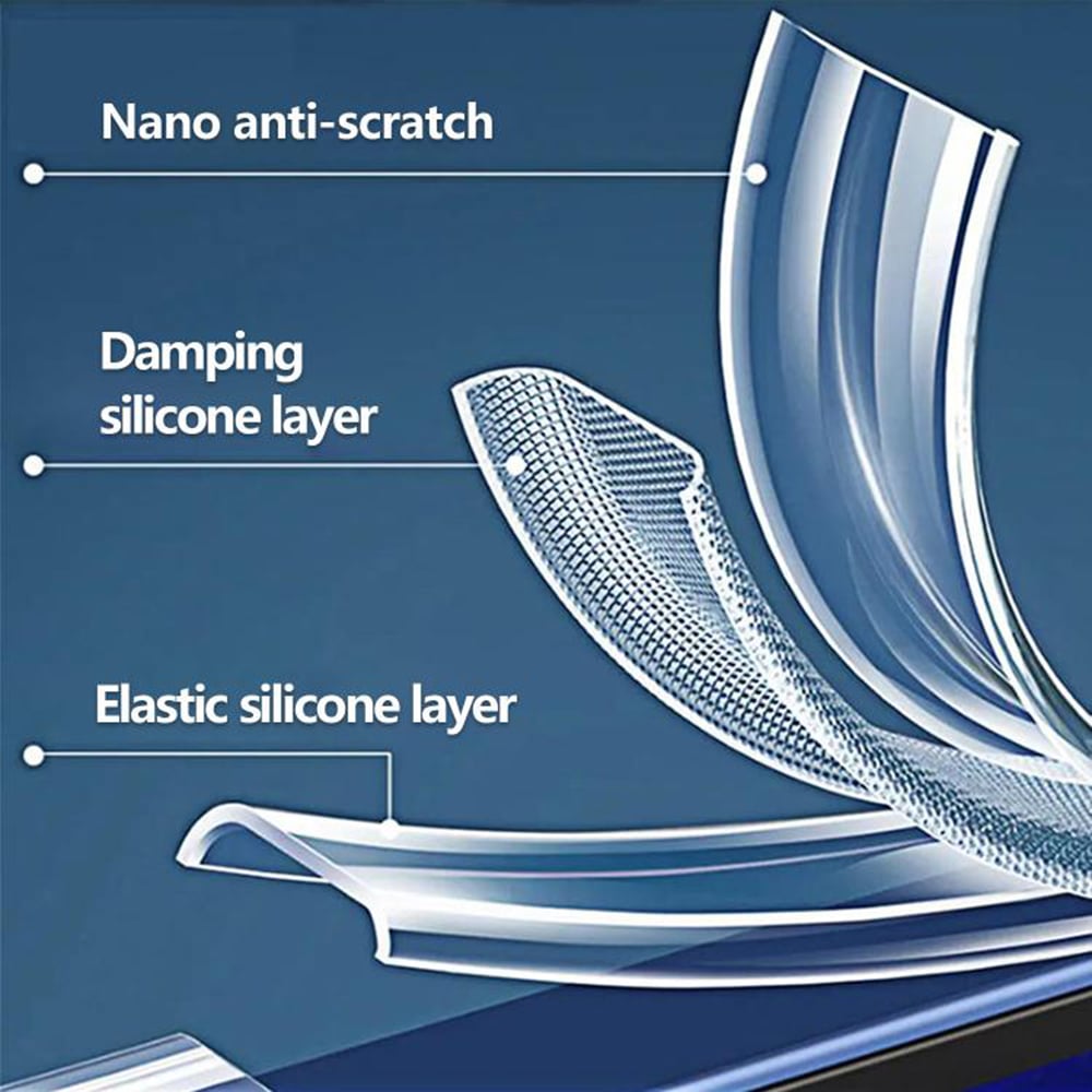 Techsuit - Ανθεκτική Διαφανής Σιλικόνη - Samsung Galaxy S26 FE / S25 FE - Διαφανές - Image 4