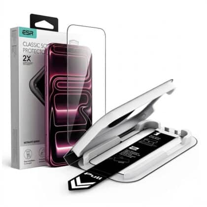 ESR UltraFit Classic Tempered Glass για iPhone 18 Pro Max / iPhone 17 Pro Max, Μαύρο