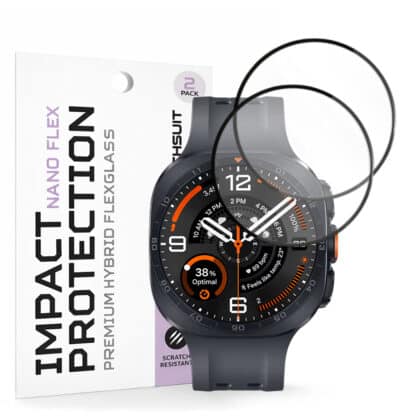 Techsuit Nano Flex Προστασία Οθόνης για Samsung Galaxy Watch Ultra 2, Μαύρο