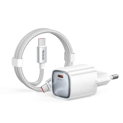Mcdodo CH-8263 Φορτιστής Τοίχου Nano Series, 65W, Τεχνολογία GaN, Με Καλώδιο Type-C, Λευκός