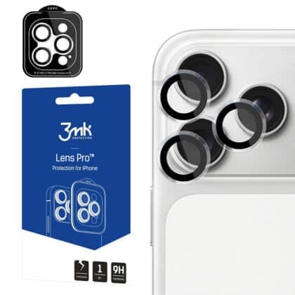 3MK Προστασία Φακού Pro για iPhone 18 Pro / iPhone 18 Pro Max, Διάφανο