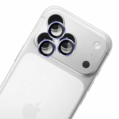 Προστατευτικό γυαλί κάμερας 3MK για iPhone 18 Pro και iPhone 18 Pro Max σε μπλε χρώμα