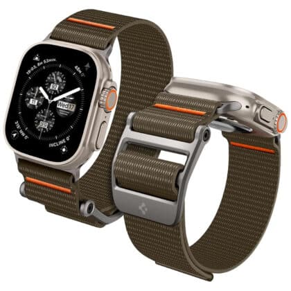 Spigen DuraPro Flex (AMP05982) Λουράκι Apple Watch Ultra 4/3/2/1 (46/49mm), Χακί