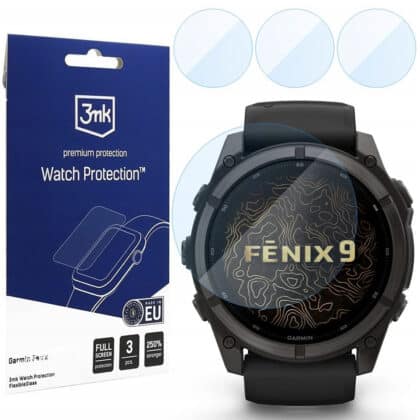 3MK FlexibleGlass Watch Υβριδικό Γυαλί για Garmin Fenix 9, 51mm