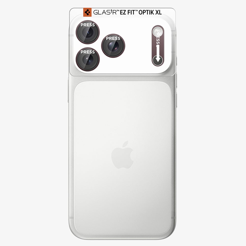 Spigen Optik.tR EZ Fit Pro XL Γυαλί Κάμερας (AGL12036) για iPhone 18 Pro, Dark Cherry - Image 3