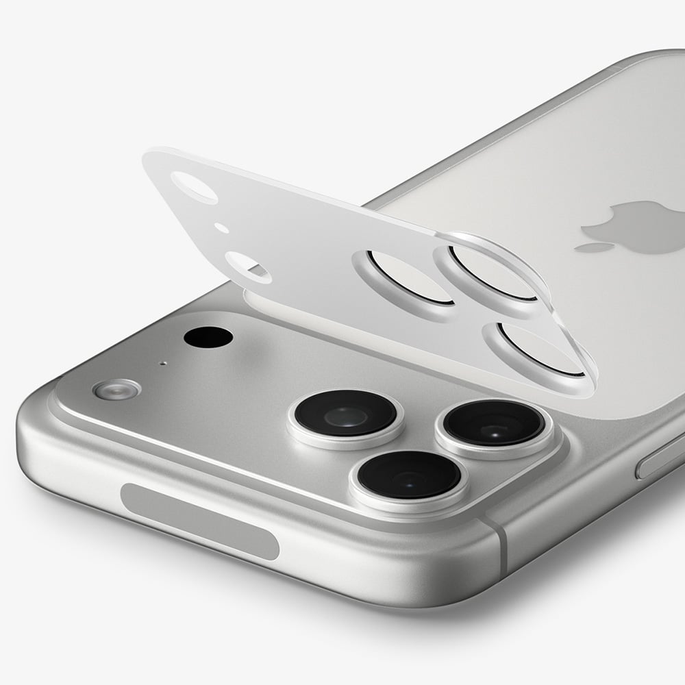 Spigen Optik.tR EZ Fit Pro XL Camera Glass (AGL12038) iPhone 18 Pro Ασημί - Image 5