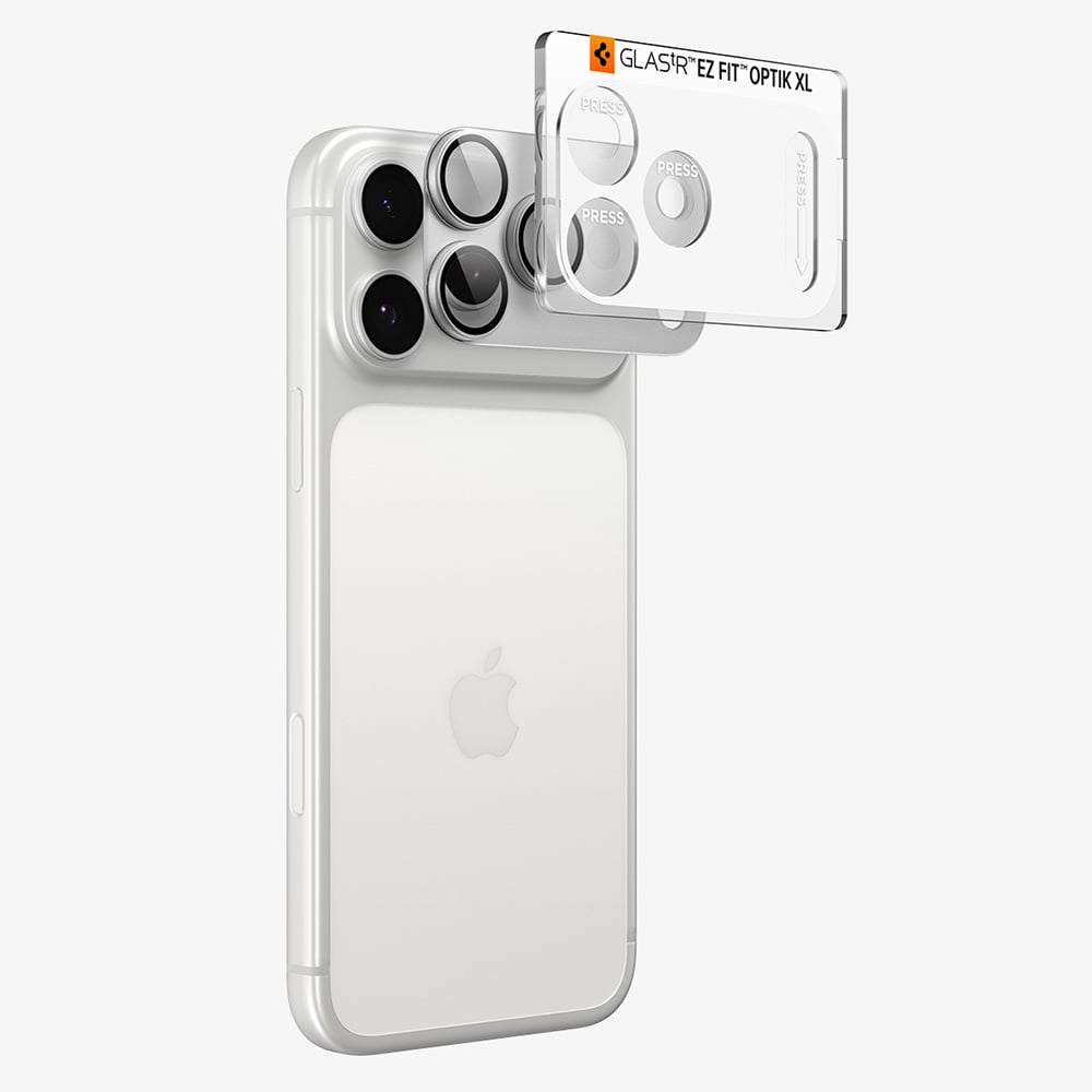 Spigen Optik.tR EZ Fit Pro XL Camera Glass (AGL12038) iPhone 18 Pro Ασημί - Image 2