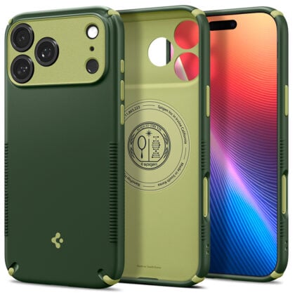 Πράσινη θήκη Spigen Nano Pop Hybrid με MagSafe για iPhone 17 Pro Max και 18 Pro Max