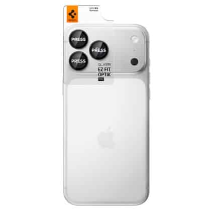 Γυάλινη προστασία κάμερας Spigen Optik.tR EZ Fit Pro σε σκούρο γκρι για iPhone 18 Pro και iPhone 18 Pro Max