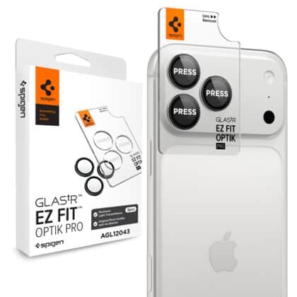 Γυάλινη προστασία κάμερας Spigen Optik.tR EZ Fit Pro σε σκούρο γκρι για iPhone 18 Pro και iPhone 18 Pro Max