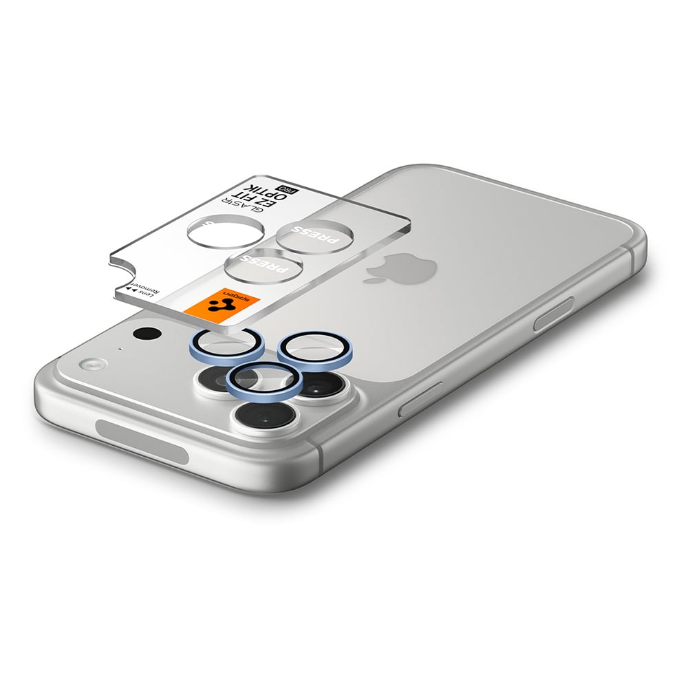 Spigen Optik.tR EZ Fit Pro Camera Glass (AGL12045) 2 τεμάχια iPhone 18 Pro / iPhone 18 Pro Max Γαλάζιο - Image 3