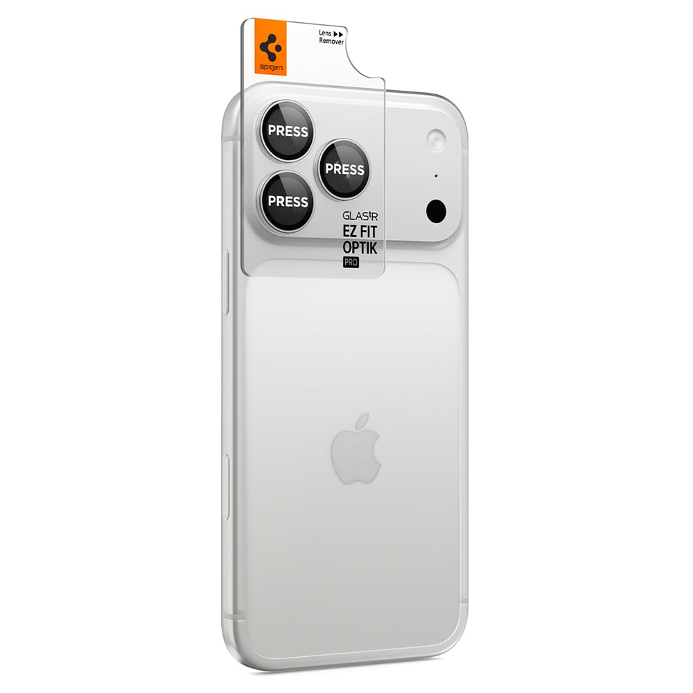 Spigen Optik.tR EZ Fit Pro Camera Glass (AGL12046) Προστασία Κάμερας για iPhone 18 Pro / iPhone 18 Pro Max, Ασημί - Image 4