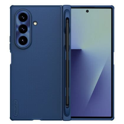 Nillkin Super Frosted Shield Fold Pen Holder - θήκη για Samsung Galaxy Z Fold7 - Μπλε