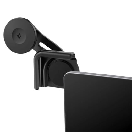 Spigen OneTap (ACP07869) Βάση Αυτοκινήτου για Οθόνη Tesla, MagSafe, Ρυθμιζόμενη, με Οργανωτή Καλωδίων, Χωρίς Κόλλα, Μαύρη