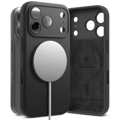 Ringke Silicone Magnetic MagSafe - θήκη για Apple iPhone 18 Pro Max - Μαύρο