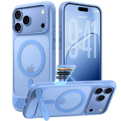 Torras Ostand L1 Guardian - θήκη για Apple iPhone 18 Pro Max / 17 Pro Max - Μπλε