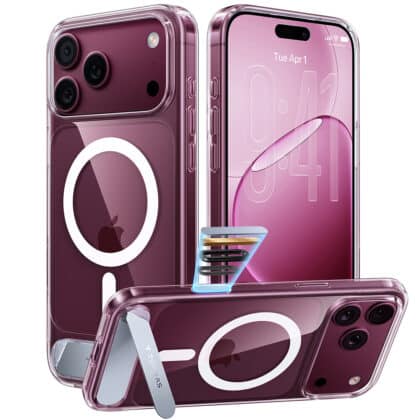 Torras Ostand L1 Guardian - θήκη για Apple iPhone 18 Pro / 17 Pro - Διάφανο
