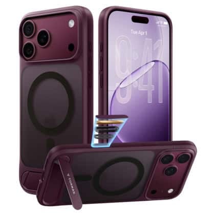 Torras Ostand L1 Guardian - θήκη για Apple iPhone 18 Pro Max / 17 Pro Max - Μωβ