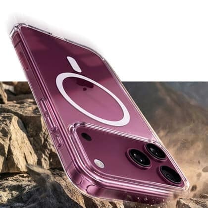 Διάφανη θήκη Torras Guardian Magnetic για iPhone 18 Pro Max με μαγνητικό δαχτυλίδι MagSafe