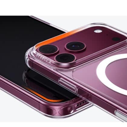 Διάφανη θήκη Torras Guardian Magnetic για iPhone 18 Pro Max με μαγνητικό δαχτυλίδι MagSafe