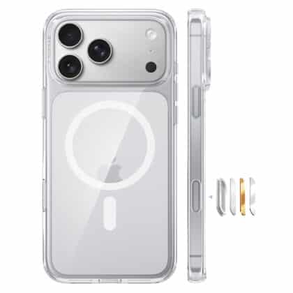 Torras Guardian Magnetic - θήκη για Apple iPhone 18 Pro / 17 Pro - Διάφανο