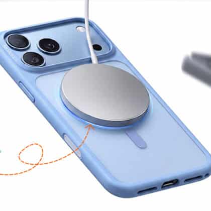 Μπλε θήκη Torras Guardian Magnetic για iPhone 18 Pro Max με μαγνητικό δακτύλιο για αξεσουάρ MagSafe