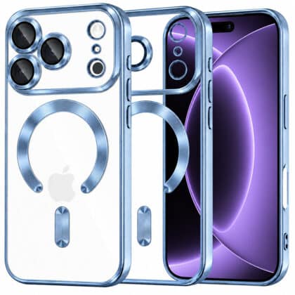 Techsuit Luxury Crystal - θήκη για Apple iPhone 18 Pro / 17 Pro - Μπλε