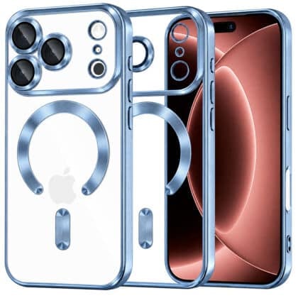 Techsuit Luxury Crystal - θήκη για Apple iPhone 18 Pro Max / 17 Pro Max - Μπλε