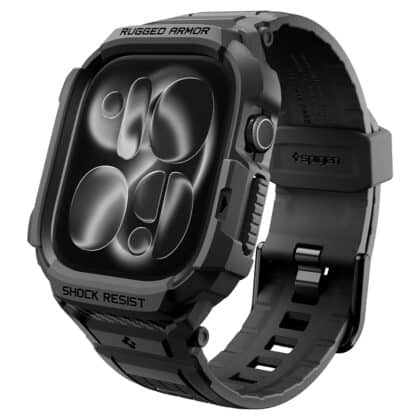 Spigen Rugged Armor Pro (ACS11883) Θήκη για Apple Watch 42mm, Μαύρο Ματ