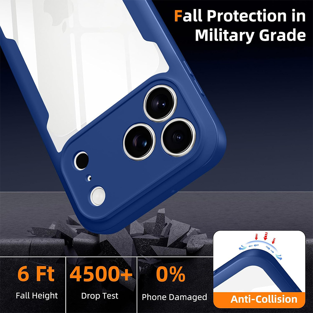 Techsuit - ColorVerse 360 Series + Προστατευτικό Οθόνης - iPhone 18 Pro / iPhone 17 Pro - Μπλε - Image 4