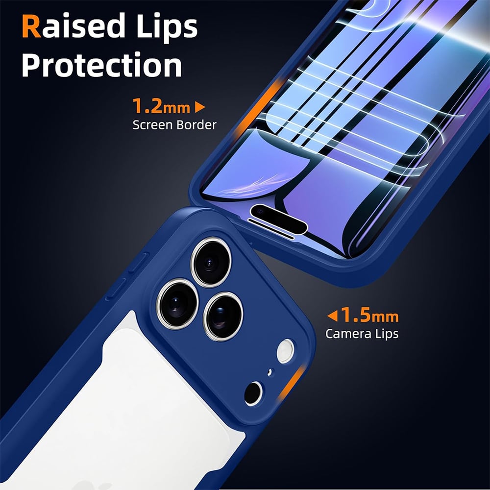 Techsuit - ColorVerse 360 Series + Προστατευτικό Οθόνης - iPhone 18 Pro / iPhone 17 Pro - Μπλε - Image 3