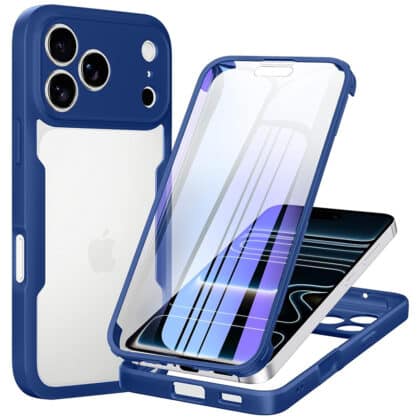 Techsuit ColorVerse 360 - θήκη για Apple iPhone 18 Pro / 17 Pro - Διάφανο