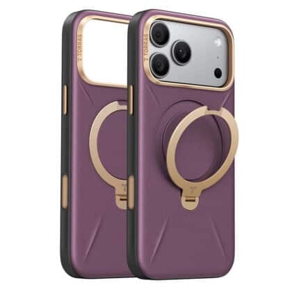 Torras QPRO Leather Series - θήκη για Apple iPhone 18 Pro / 17 Pro - Μωβ