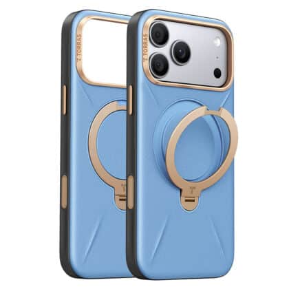 Torras QPRO Leather Series - θήκη για Apple iPhone 18 Pro / 17 Pro - Μπλε