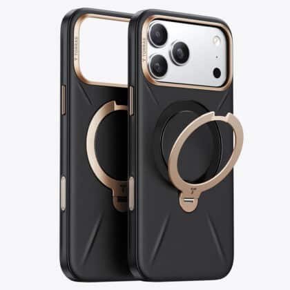 Torras QPRO Leather Series - θήκη για Apple iPhone 18 Pro / 17 Pro - Μαύρο