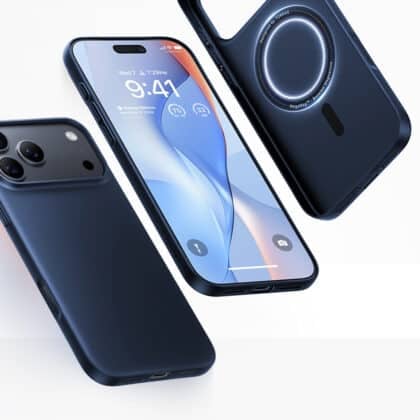 Θήκη Torras OriginFit-Mag σκούρο μπλε για iPhone 17 Pro Max και iPhone 18 Pro Max